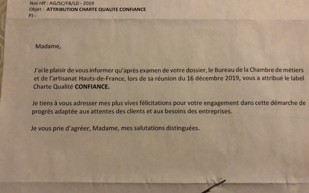 charte qualité de confiance